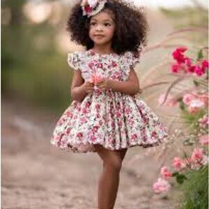 Dollcake dress, ❤️ Casual Floral Dress with Ruffled Sleeves